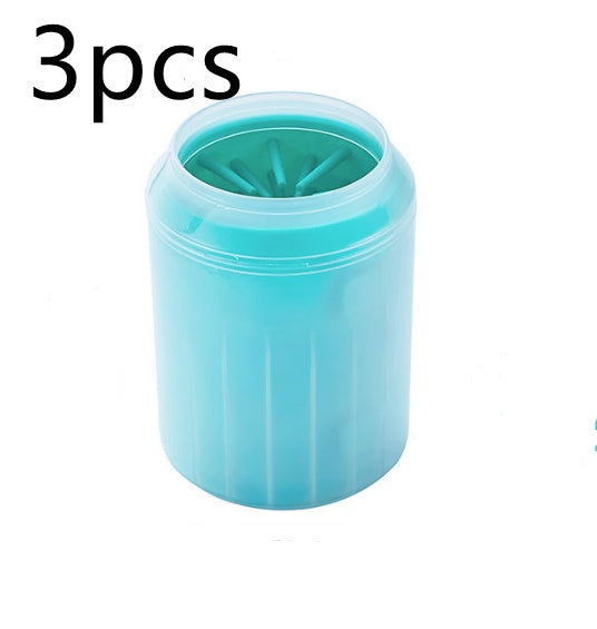 KFX-2558781 Pet Paw Cleaning Kit with Soft Brush for Efficient Washing and Hygiene