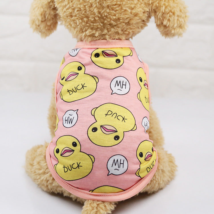 KFX-2559293 Stylish Cotton Vests for Pets in Various Designs and Sizes