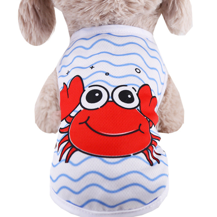 KFX-2559293 Stylish Cotton Vests for Pets in Various Designs and Sizes
