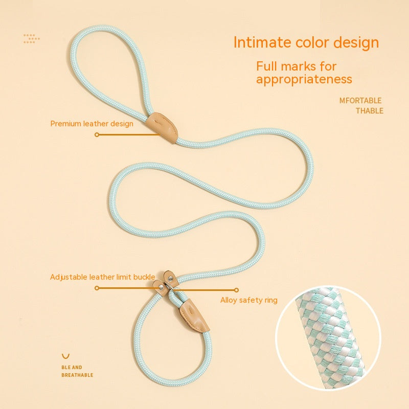 KFX-2560701 Hand-Held Nylon Leash for Dogs - Multiple Color Options Available