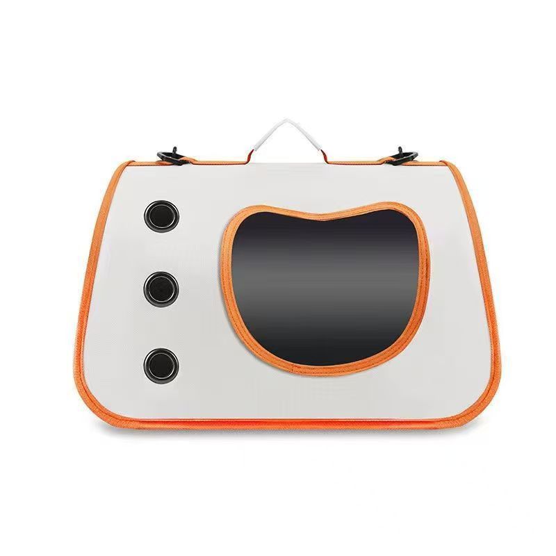 KFX-2563133 Breathable Oxford PVC Portable Pet Travel Bag with Large Capacity