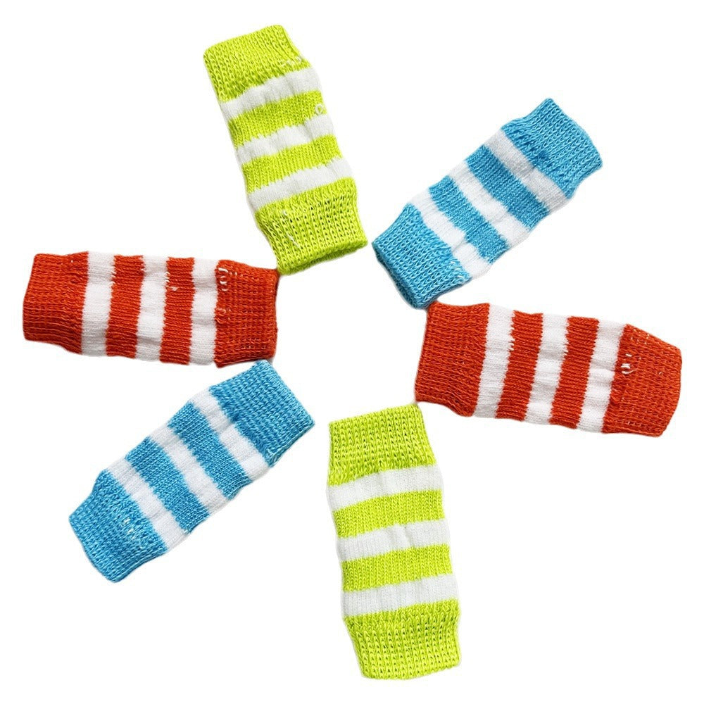 KFX-2563517 Knee and Leg Support Socks for Cats and Dogs - 4-Piece Set in Modern Minimalist Style