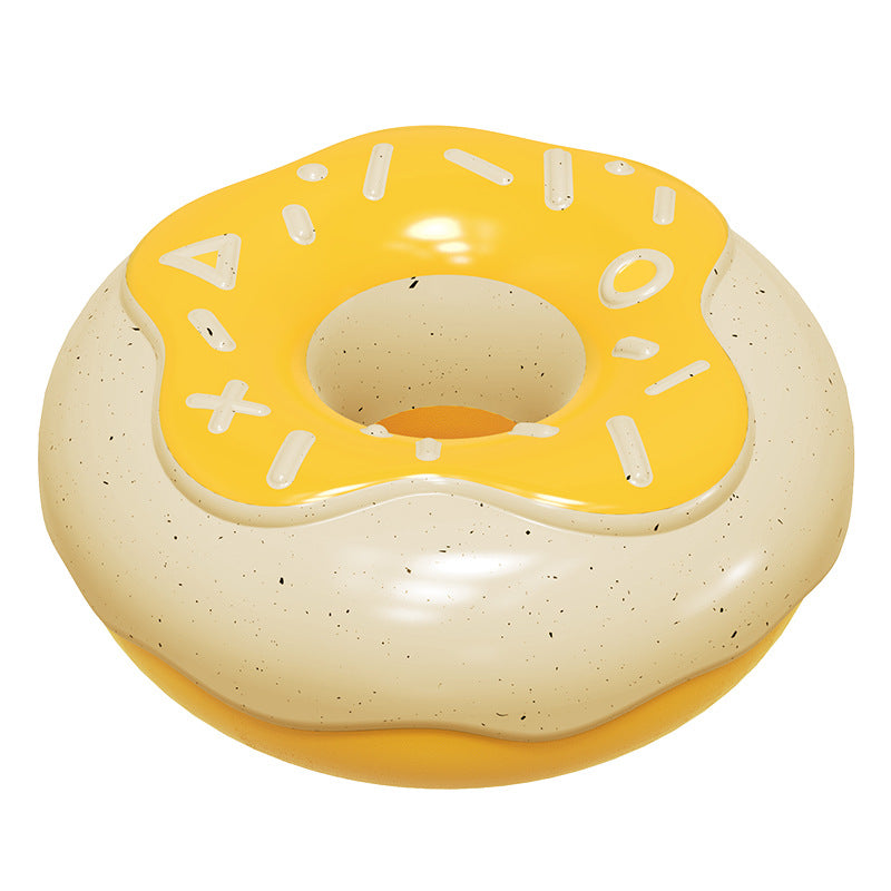 KFX-2565309 Molar Teeth Cleaning Donut Dog Toy - TPR, Assorted Colors