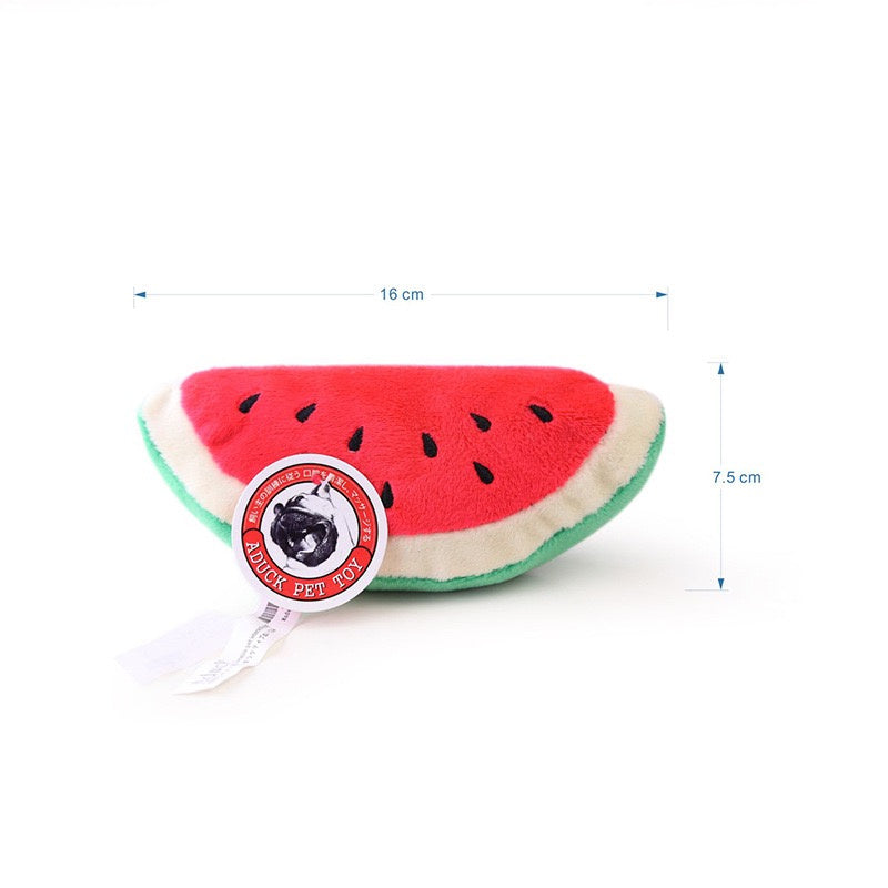KFX-2566333 Plush Food-Themed Pet Toy for Dogs and Cats - Varied Designs Available