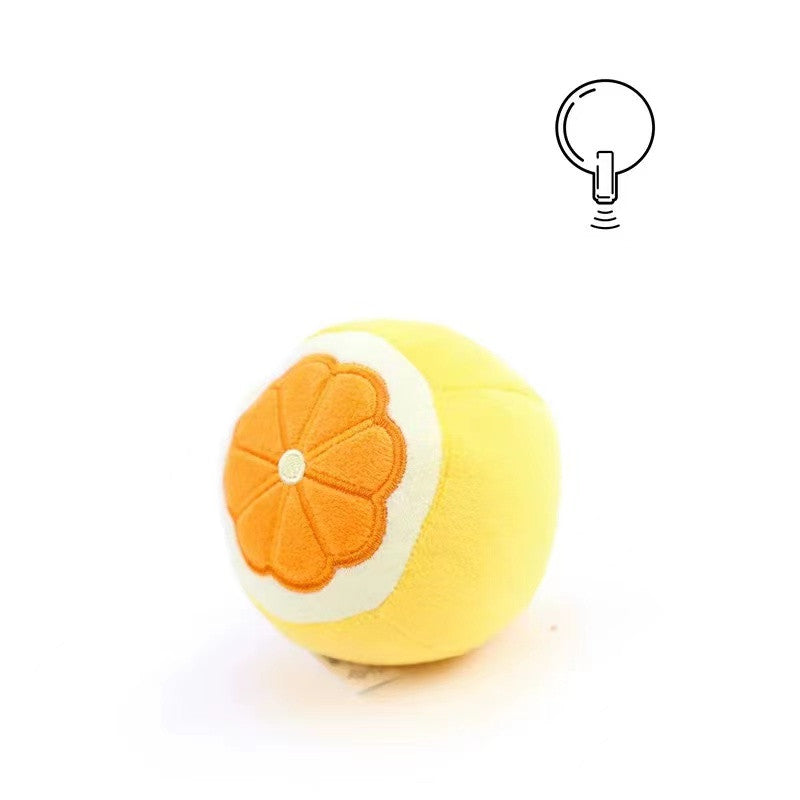 KFX-2566333 Plush Food-Themed Pet Toy for Dogs and Cats - Varied Designs Available
