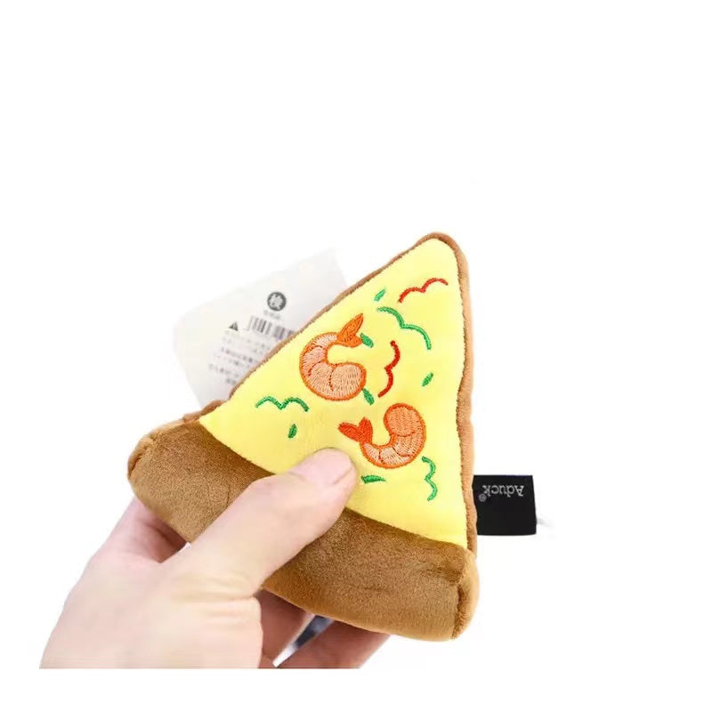 KFX-2566333 Plush Food-Themed Pet Toy for Dogs and Cats - Varied Designs Available