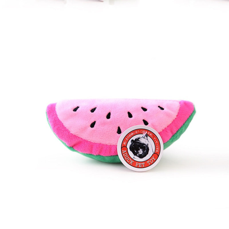 KFX-2566333 Plush Food-Themed Pet Toy for Dogs and Cats - Varied Designs Available