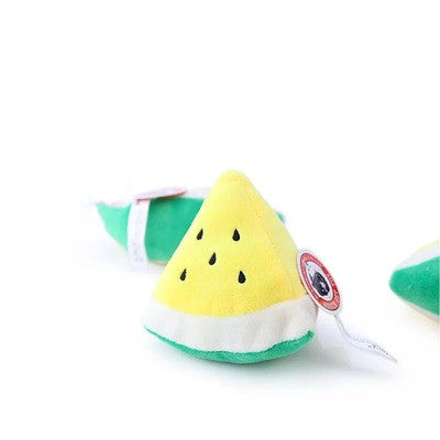 KFX-2566333 Plush Food-Themed Pet Toy for Dogs and Cats - Varied Designs Available