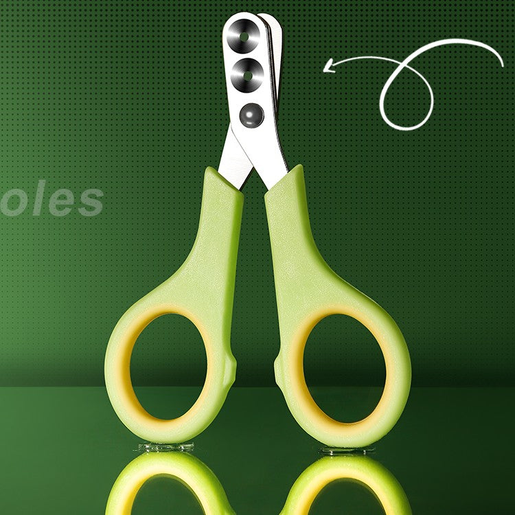 KFX-2576189 Manual Nail Clippers for Cats with Round Hole Design - Even Stress Cutting