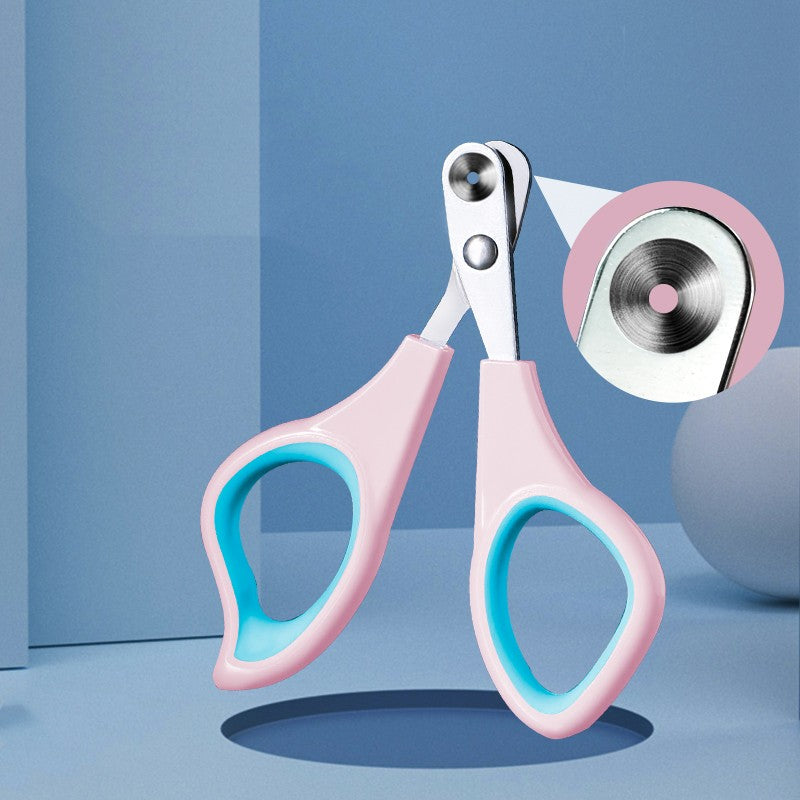 KFX-2576189 Manual Nail Clippers for Cats with Round Hole Design - Even Stress Cutting