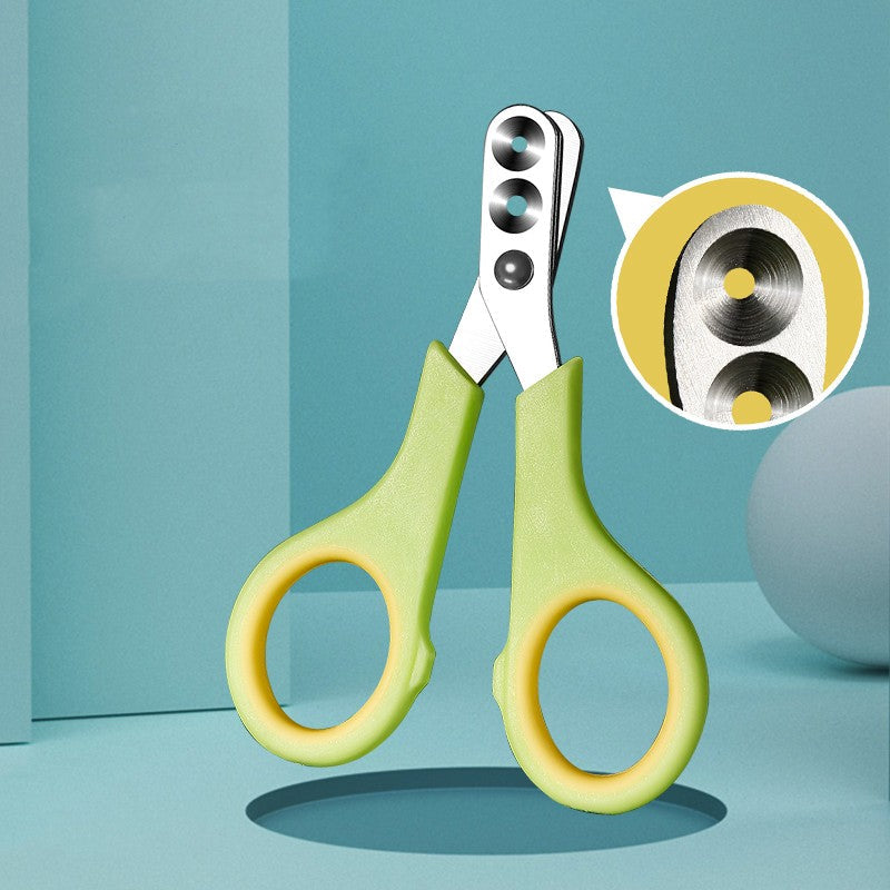 KFX-2576189 Manual Nail Clippers for Cats with Round Hole Design - Even Stress Cutting