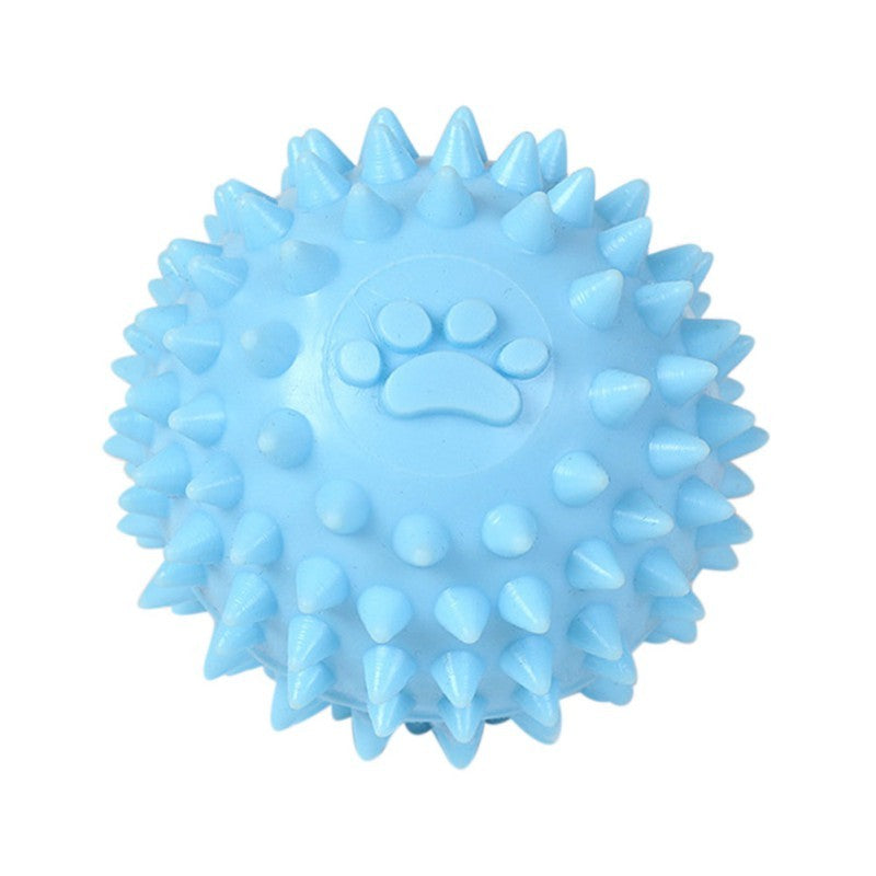 KFX-2579645 Interactive Rubber Chew Ball for Dogs and Cats - Tooth Cleaning and Durable Design - 6cm Pet Toy