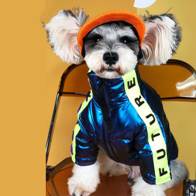 KFX-2586301 Embroidered Down Jacket for Small and Medium-Sized Dogs