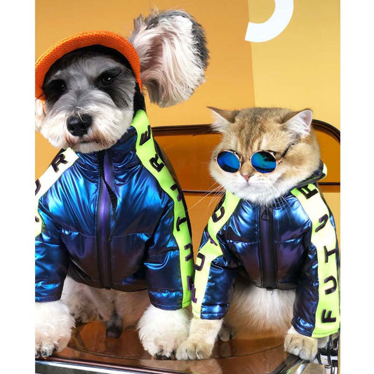 KFX-2586301 Embroidered Down Jacket for Small and Medium-Sized Dogs