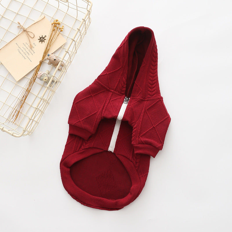 KFX-2590269 Hooded Wool Sweater for Comfortable Layering and Style