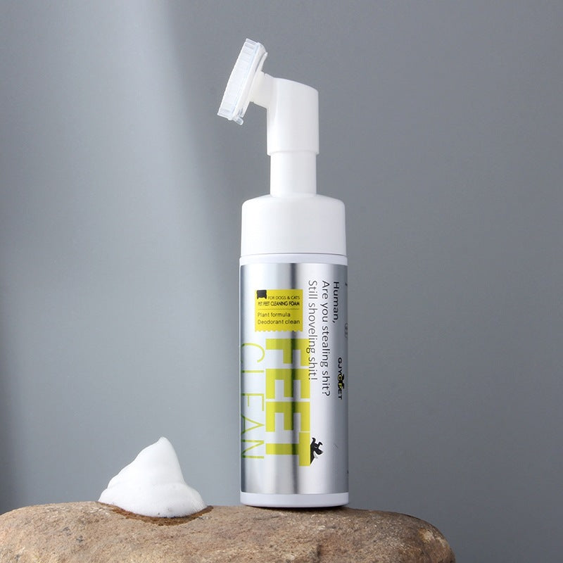 KFX-2595261 Pet Paw and Ear Cleaning Foam and Spray - Convenient Wash-Free Cleaning Solution