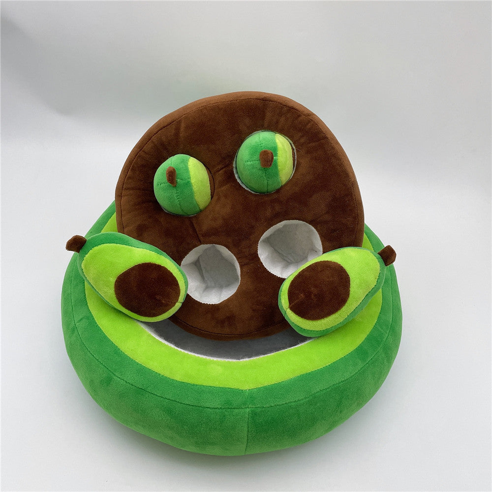 KFX-2599101 Cute Green Avocado Plush Doll - Soft PP Cotton Toy, 35*30cm