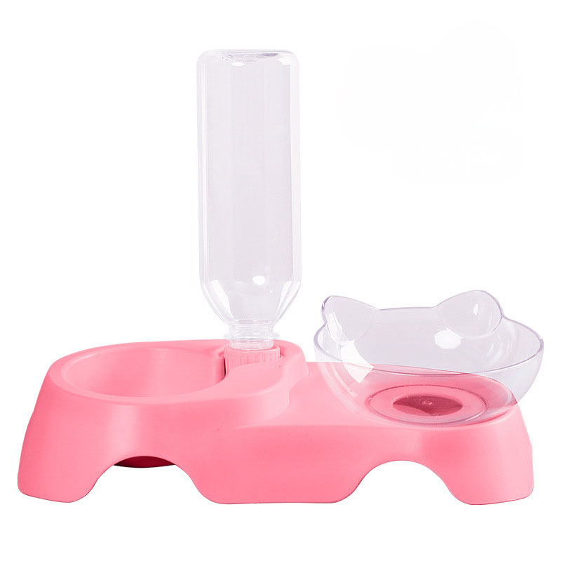 KFX-2599613 Elevated Non-Toxic Cat Feeding Bowl with Tilted Design and Non-Slip Base