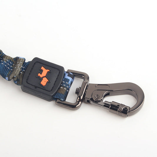 KFX-2604989 Elastic Dog Leash for Large Pets - Camouflage Colors Available in Various Lengths