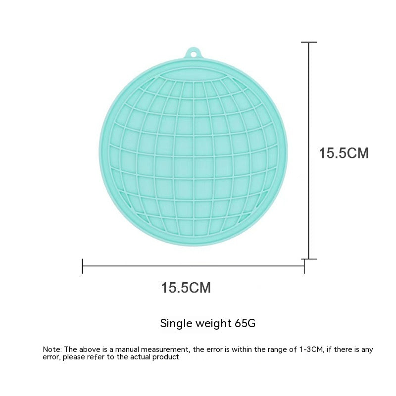 KFX-2605373 Silicone Snack Pad in Fish and Round Shapes for Pets - Multiple Colors Available