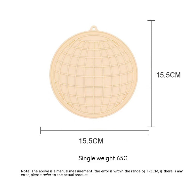 KFX-2605373 Silicone Snack Pad in Fish and Round Shapes for Pets - Multiple Colors Available