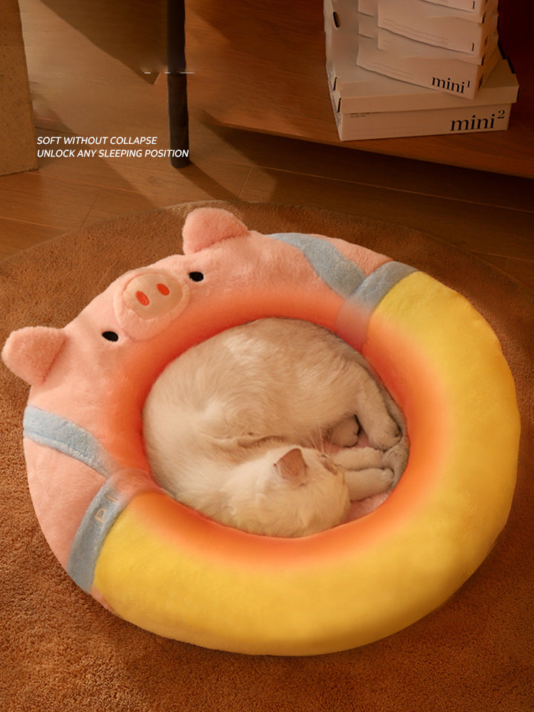 KFX-2607037 Winter Cat Bed and Mat – Universal Kitten Supplies for All Seasons, Cozy Sleeping Space for Pets