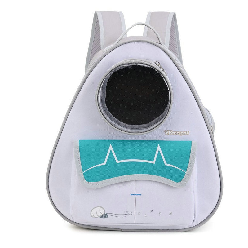 KFX-2607421 Portable Creative Cartoon Cheese Cat Shoulder Pet Bag in Multiple Colors