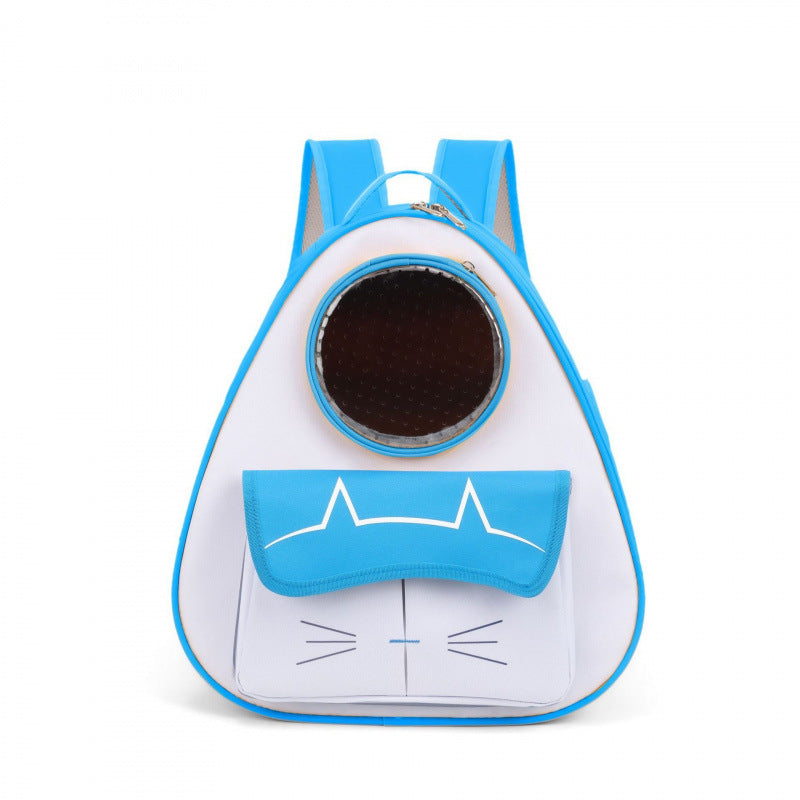 KFX-2607421 Portable Creative Cartoon Cheese Cat Shoulder Pet Bag in Multiple Colors