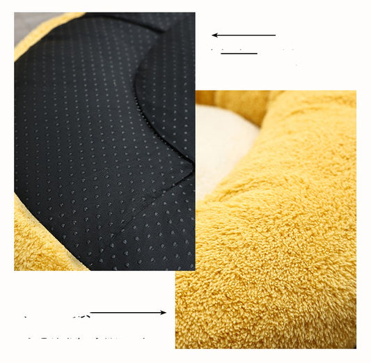 KFX-2609213 Corgi Style Plush Nest for Dogs - Cozy Autumn & Winter Bedding Options in Multiple Sizes