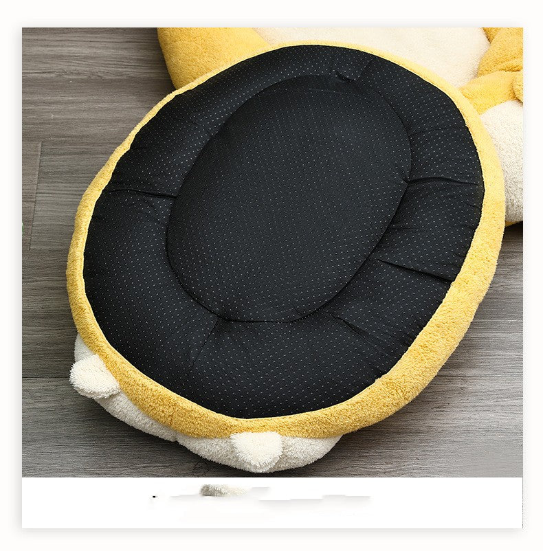 KFX-2609213 Corgi Style Plush Nest for Dogs - Cozy Autumn & Winter Bedding Options in Multiple Sizes