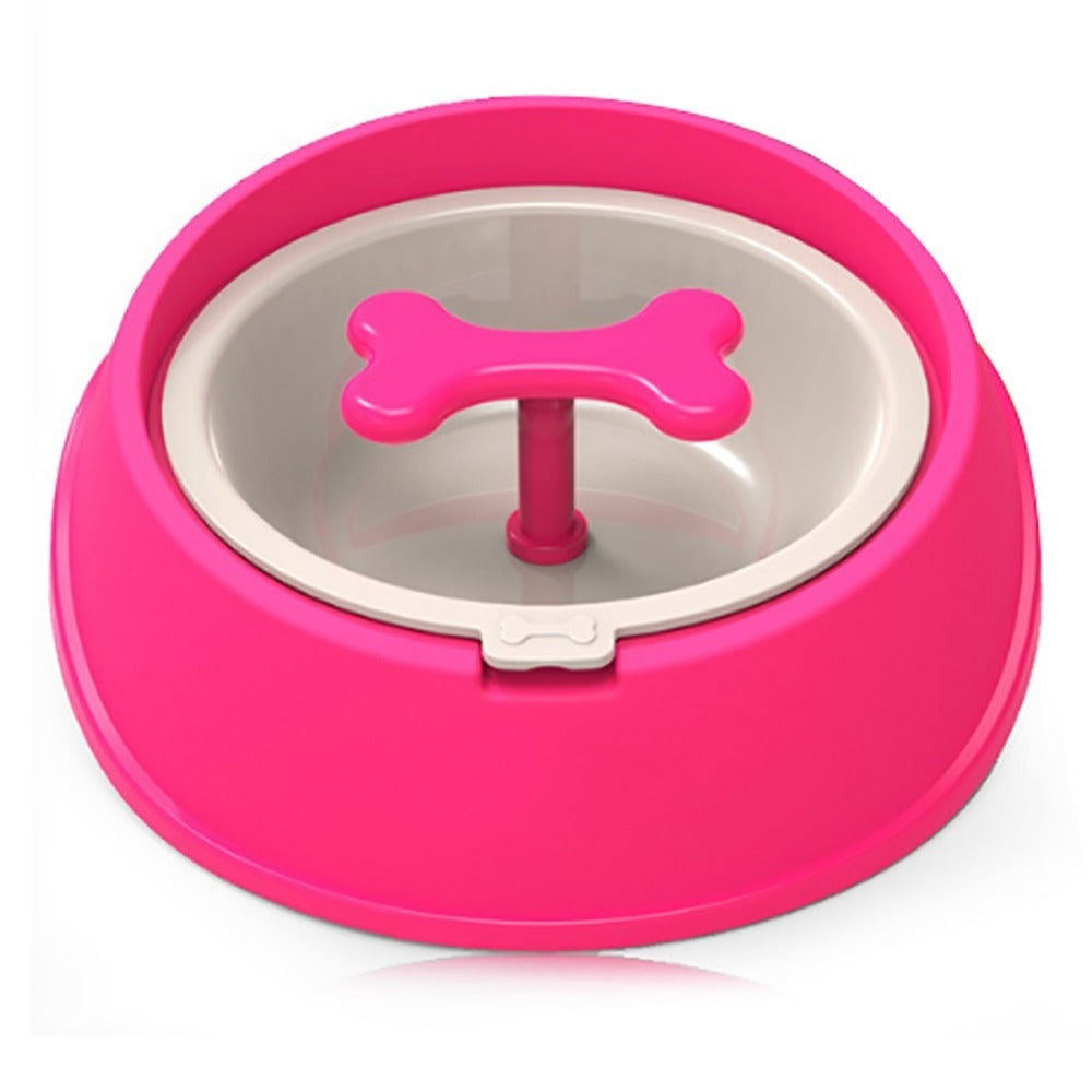 KFX-2614717 Slow Feeder Dog Bowl for Small Dogs - Anti-Choke Design to Extend Eating Time