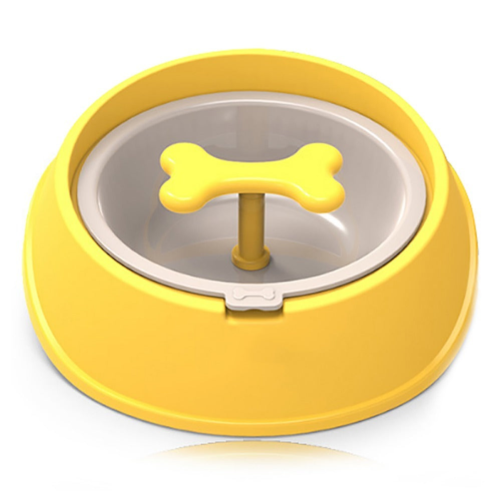 KFX-2614717 Slow Feeder Dog Bowl for Small Dogs - Anti-Choke Design to Extend Eating Time