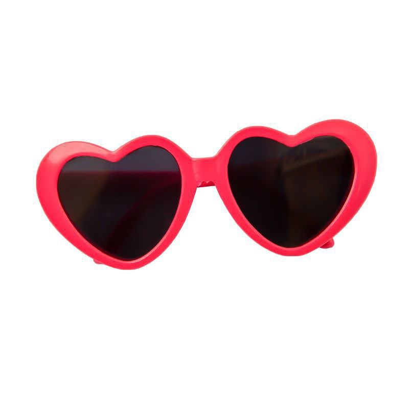 KFX-2618301 Pet Sunglasses with Flower and Love Patterns – Cute Resin Accessories for Fashionable Pets