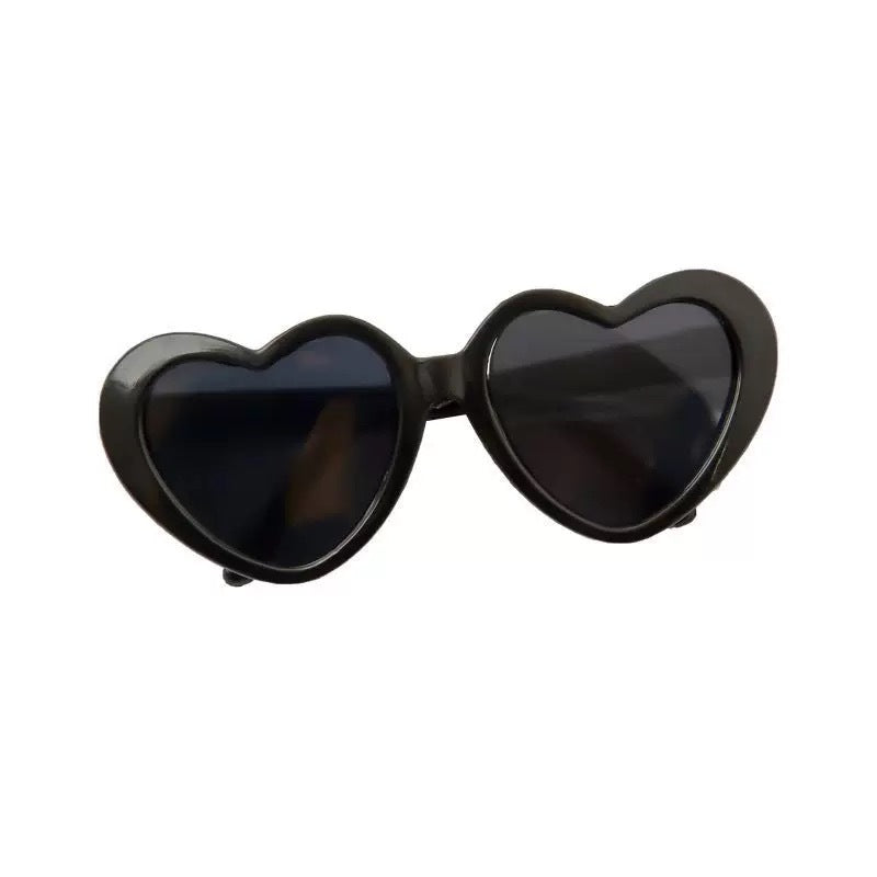 KFX-2618301 Pet Sunglasses with Flower and Love Patterns – Cute Resin Accessories for Fashionable Pets