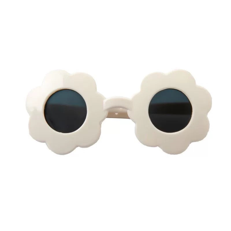 KFX-2618301 Pet Sunglasses with Flower and Love Patterns – Cute Resin Accessories for Fashionable Pets