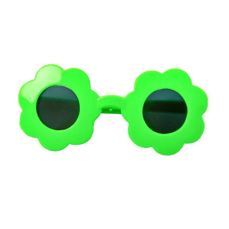 KFX-2618301 Pet Sunglasses with Flower and Love Patterns – Cute Resin Accessories for Fashionable Pets