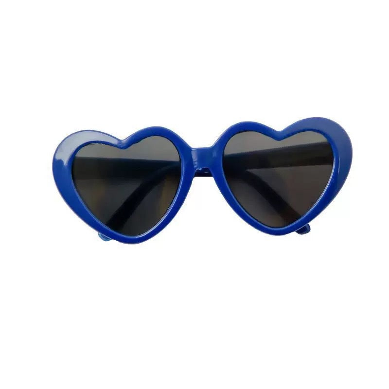 KFX-2618301 Pet Sunglasses with Flower and Love Patterns – Cute Resin Accessories for Fashionable Pets