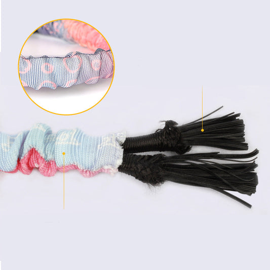KFX-2620477 High Elastic Nylon Pet Traction Rope - Adjustable Length, Multiple Colors Available