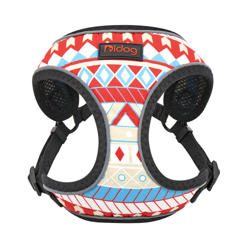 KFX-2631997 Reflective Pet Harness for Small and Medium Dogs - Comfortable 360° Design, Adjustable Fit, Durable Nylon