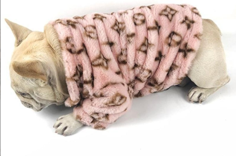 KFX-2636349 Leopard Print Dog Coat for Spring and Autumn, Cotton Material, Japanese and Korean Style