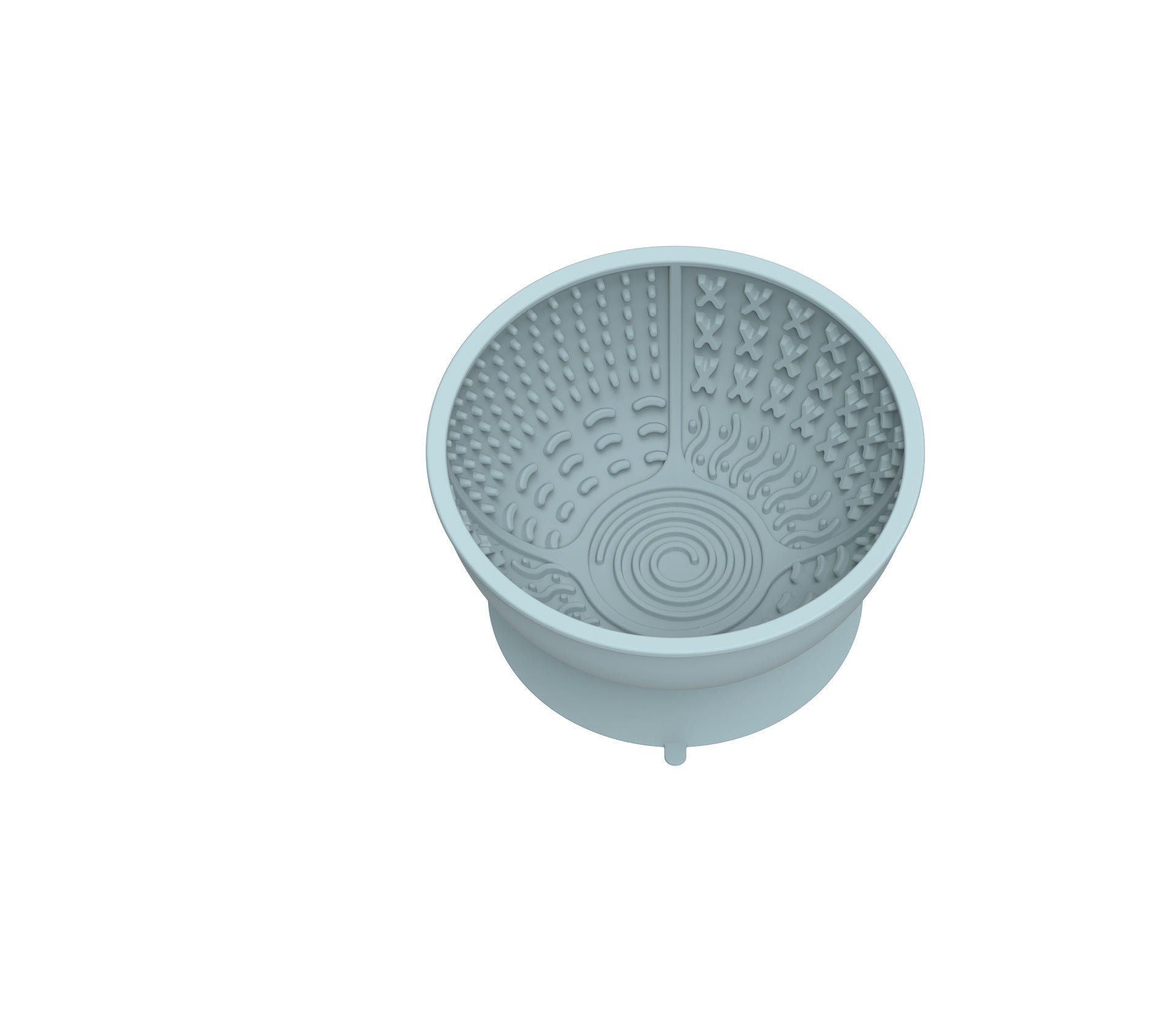 KFX-2638141 Pet Licking Mat and Slow Feeding Bowl in Multiple Colors, Silicone Material with Suction Cup