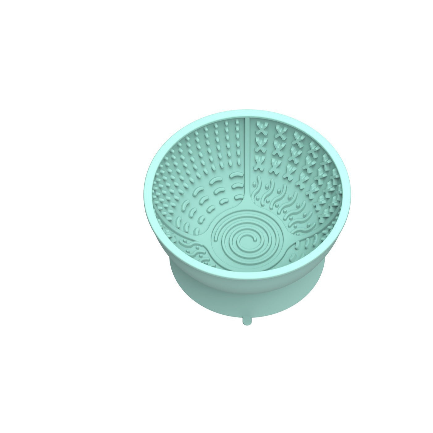 KFX-2638141 Pet Licking Mat and Slow Feeding Bowl in Multiple Colors, Silicone Material with Suction Cup