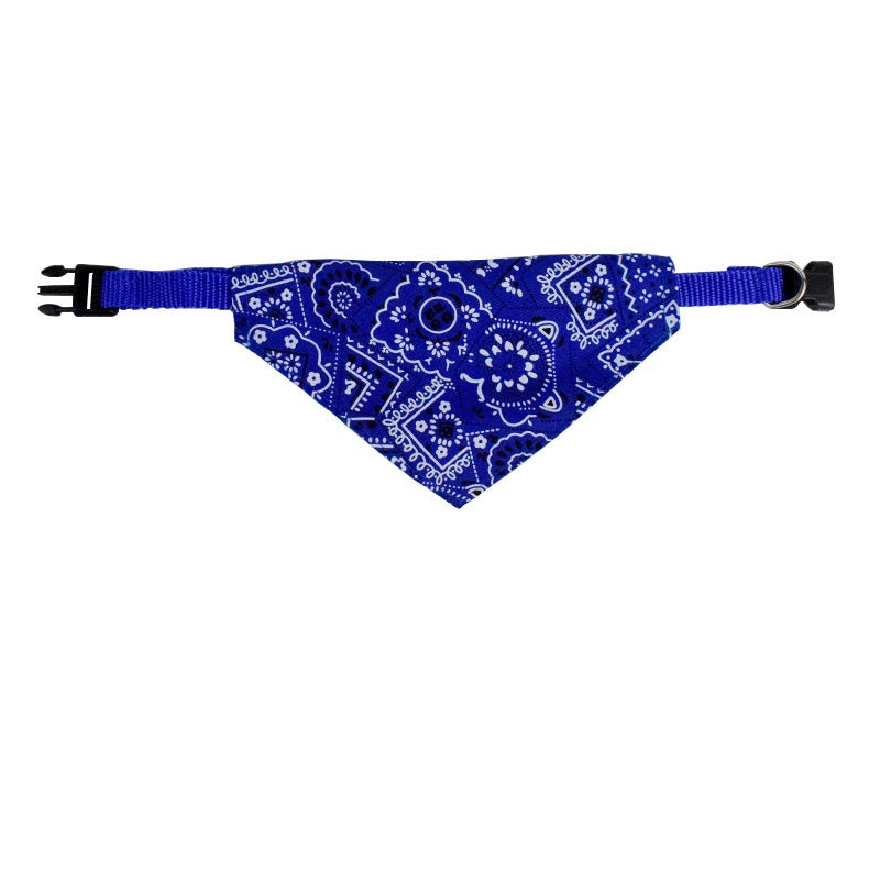 KFX-2639933 Small Dog/Cat Polyester Triangle Scarf Collar - Pink, Black, Dark Blue, Bright Red