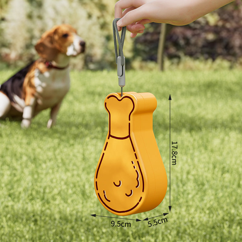 KFX-2641213 Portable 2-in-1 Pet Water Bottle and Food Container - Leak-Proof Hydration Solution for Cats and Dogs