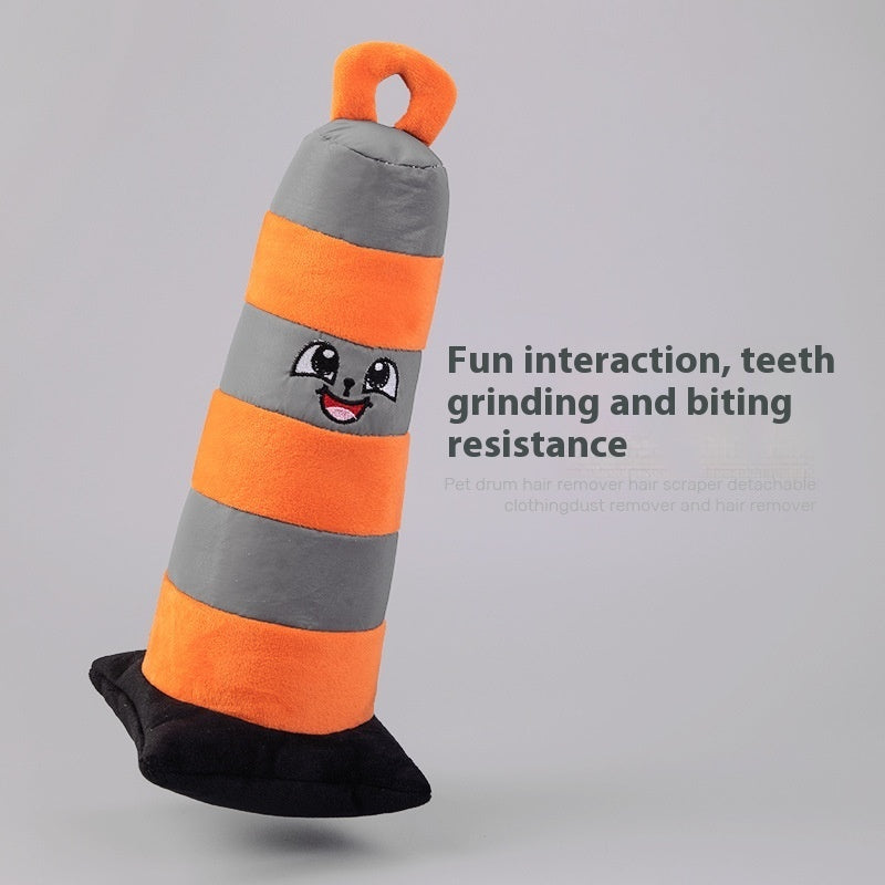 KFX-2642109 Interactive Plush Roadblock Toy for Dog Agility Training and Cat Play