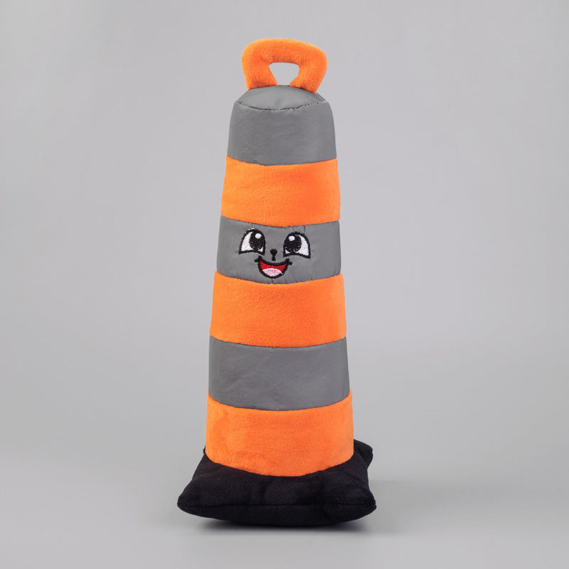 KFX-2642109 Interactive Plush Roadblock Toy for Dog Agility Training and Cat Play