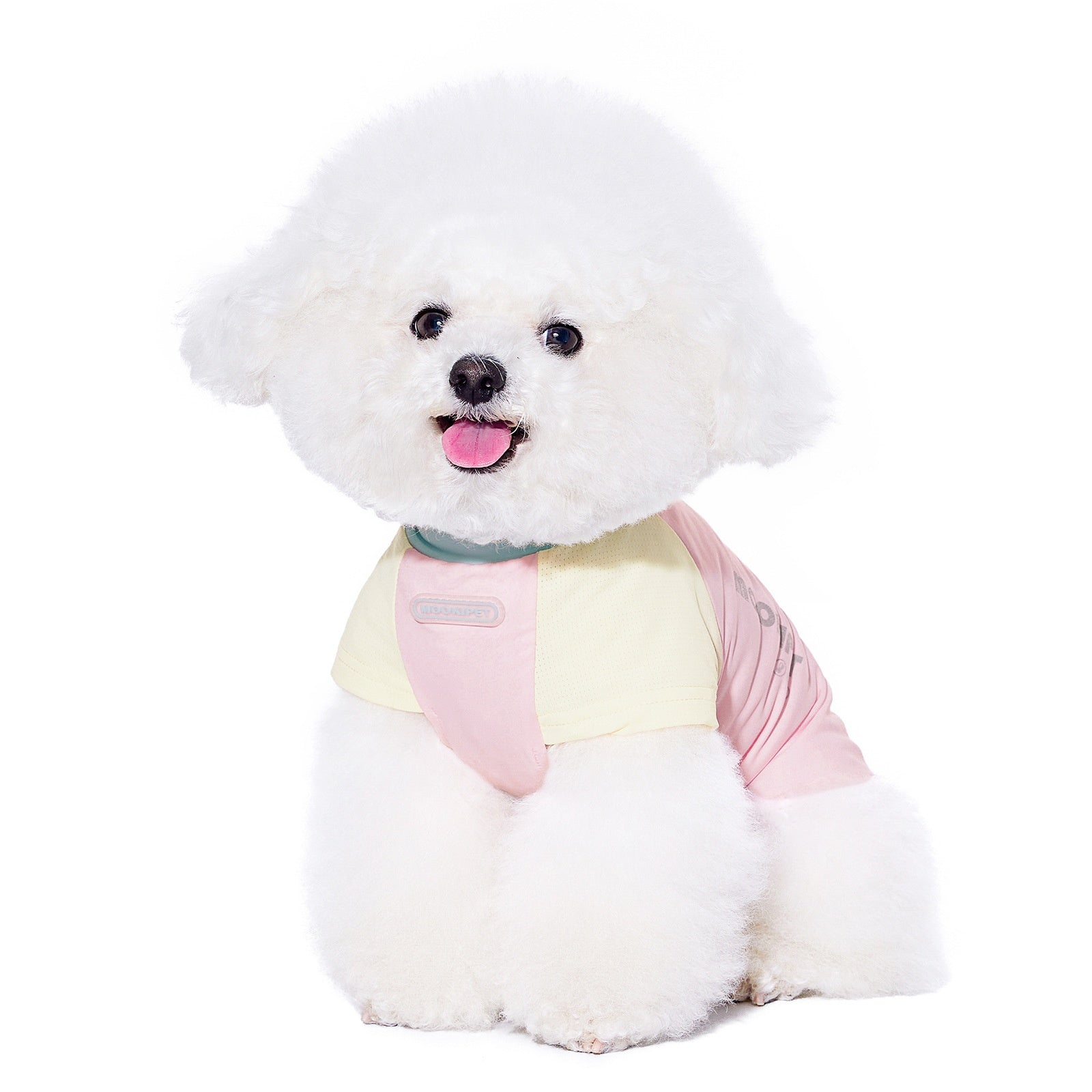 KFX-2642493 Casual Pink Dog Clothes for Small Bichon Schnauzers in Multiple Sizes