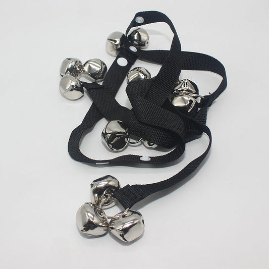 KFX-2643517 Dog Doorbell with Lanyard for Pet Training - 2.5m Cloth Leash with Bell