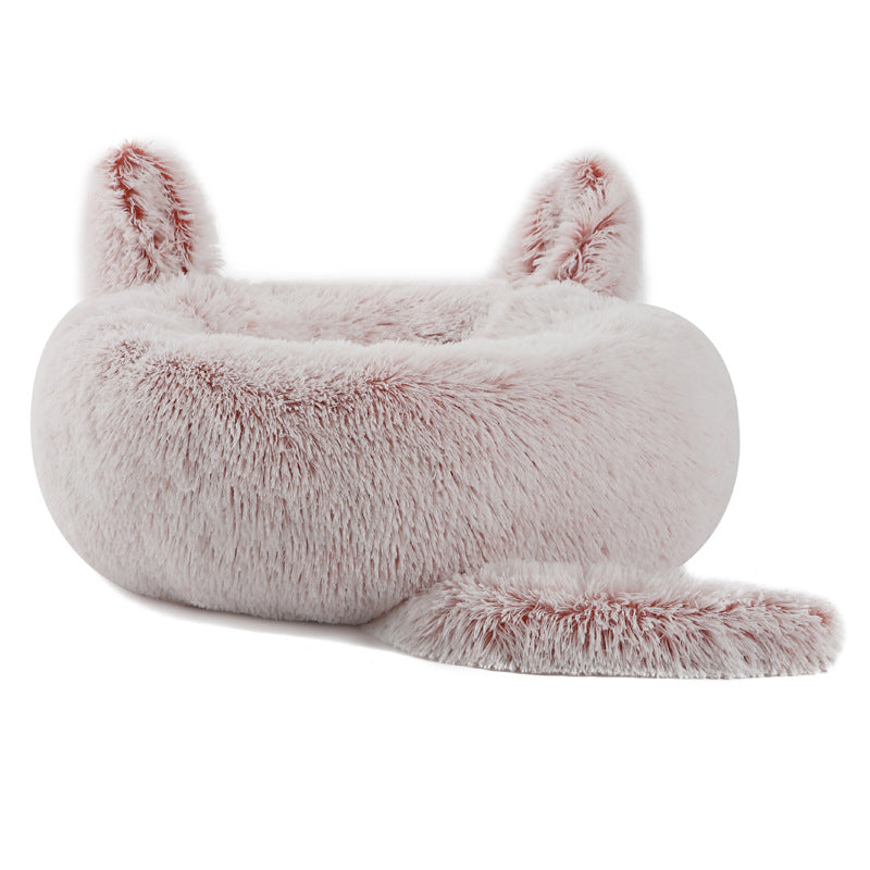 KFX-2643773 Cozy Cloth Rabbit Pet Nest Dog Bed in Various Colors and Sizes