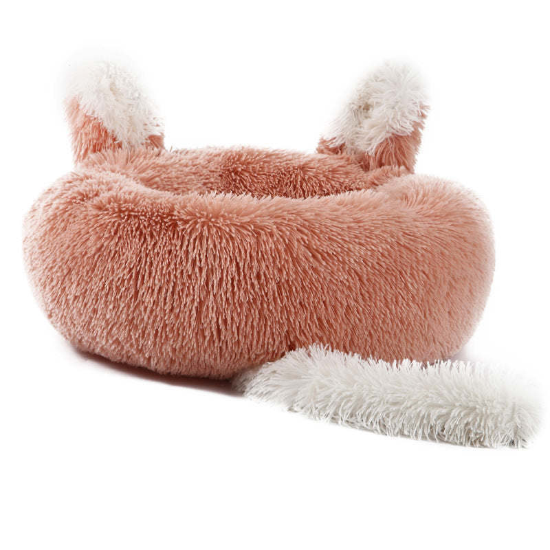 KFX-2643773 Cozy Cloth Rabbit Pet Nest Dog Bed in Various Colors and Sizes